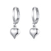 Crmya Gold Silver Filled Heart Hoop Earrings CZ Zircon Long Chain Stud Earings For Women Girls Jewelry - Image 16