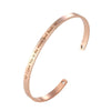 4mm Width Laser Engraved "I Love You To The Moon and Back " Personality Cuff Bangles Mantra Bracelets Men Women Gifts for Lovers - Image 3