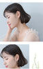 Modian Dazzling Big Square Rainbow Crystal Hoop Earrings For Women Swing Classic Hoops Ear 925 Sterling Silver Jewelry