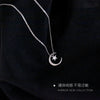 Moon Star Silver Necklace Simple Sparkling Clavicle Chain Woman Wedding Jewelry Party Birthday Gift - Image 6