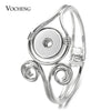 Stainless Steel Chain Vocheng Interchangeable Jewerly Ginger Snap Jewelry Toggle Necklace Pendant for 18mm Snap Charms - Image 19