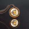 Ancient Egyptian Necklace Ankh Glass Dome Wooden Pendant Rope Chian Necklaces Egypt Cross Anubis Scarab Isis Goddess Jewelry - Image 20