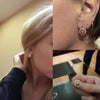Classic Silver Oval Zircon Spinel Engagement Stud Earrings for Women Fien Jewelry - Image 4