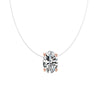 Cubic Zirconia Pendant Necklace Women Invisible Transparent Fishing Line Choker Oval Heart Star Geometric Necklaces - Image 16