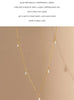 MODIAN 925 Sterling Silver Twinkling CZ Water Drop Necklace Chain for Women Gold Color Link Wedding Statement Fine Jewelry Gifts