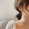 Korean Crystal Star Moon Dangle Earrings For Women Flowers Long Tassel Earring Party Jewelry Gifts - Image 2