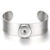 Snaps Jewelry Stainless Steel Snap Button Bracelet Cuff Bangle for Women Men Fit 12mm 18mm Snap Buttons Interchangeable Jewelry - Image 12