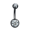 14 Gauge Stainless Steel Navel Piercing Ring with 10 mm Bar and Decorative Ends - Image 12