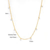 Round Cubic Zircon Charms Long Necklace Woman Choker Stars Moon Elegant Chain No Fade Fariy Jewelry - Image 25
