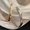 Silver Smooth Cuff Bangles for Women Men Shine Zirconia Star Open Bracelet Wedding Jewelry Pulseiras De - Image 2