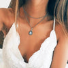 26 Styles Bohemian Multi layered Necklaces For Women Moon Cross Tree Star Pendant chains Statement Choker Boho Jewelry - Image 22