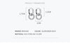 Modian Sparkling Hoop Earrings Charm 100% 925 Sterling Silver Clear CZ Circle Ear For Women Wedding Statement Jewelry
