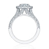 Silver Color Engagement Wedding Rings for Women Elegant Cushion Shaped Design Female Ring Jewelry - Image 4