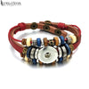 7 Colors Strand Adjustable Interchangeable 190 Leather Bangle Fit 12mm 18mm Snap Button Bracelet Charm Jewelry Women Men - Image 7