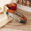 Jewelry Stainless Steel 12 Constellations Leather Bracelet Vintage Bracelets Bangles 12 Zodiac Cuff Bracelet Men - Image 4