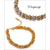 Thick Stainless Steel Chain Cuff Bracelet in Gold-Tone or Mixed-Metal Finish - Image 9