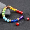 Minimalist 4 6MM 7 Chakra Stone Bracelet Women Yoga Elastic Rope Bracelets Couple Adjustable Braided Bangles Jewelry - Image 4