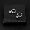 Cone Lighting Pendant Earring Lock Charm Stainless Steel Earrings For Women Men Accessories Ear Piercing Hoop Jewelry - Image 7