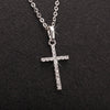 Crystal Cross Pendant Necklace in Gold-Tone or Silver-Tone - Image 16