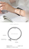 Modian Shining Zircon Cute Mermaid Tail Pearl Starnd Bracelet for Women 925 Sterling Silver Bracelet Fine Jewelry Gift