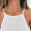 26 Styles Bohemian Multi layered Necklaces For Women Moon Cross Tree Star Pendant chains Statement Choker Boho Jewelry - Image 21