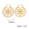 Stainless Steel Pentagram Hoop Earrings for Women Gothic Witchy Star Dangle Earrings Amulet Jewelry - Image 17