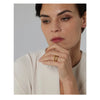 Stainless Steel Round Rings For Women Gold Texture Metal Plated Statement Jewelry Pour Gift - Image 3