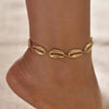 Boho Shell Turtle Handmade Anklets for Women Blue Rope Chain on Leg Natural Shell Ankle Bracelet Foot Summer Beach Jewelry - Image 5