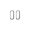 Silver Simple Oval Glossy Huggies Ear Buckle for Women Bohemian European piercing Earrings Jewelry - Image 7