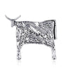 Enamel Bull Brooch Zodiac Brooches Women And Men Pin Animal Cattle Cow Brooch Jewelry - Image 3