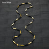 2.5/3mm Wide Stainless Steel Bamboo Necklace for Women Men Bar Link Chain on Neck Collarbone Jewelry Accessories - Image 6