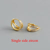 Silver Simple Glossy Double Ear Buckle for Women Unique Charm Party Hoop Earrings Jewelry Accessories - Image 7