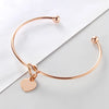 Heart Knot Bangle Cuff Stainless Steel Jewelry Gift for Women Accessory - Image 3