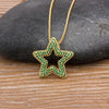 Star Women's Pendant Necklace Female Cubic Zirconia Necklaces Gold Color Party Jewelry Simple Ladies Gifts - Image 8