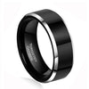 Somen 8mm 6mm Women Men Black Tungsten Carbide Ring Wedding Band Promise Marriage Couples Rings Set Alliance Jewelry - Image 4