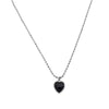 Kpop Black Heart Necklace French Metal Love Clavicle Chain Korean Simple Female Short Pendanklace Female Short Pendant for Women - Image 6