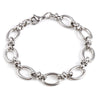 1 Piece Hiphop Punk Stainless Steel Oval Bracelets Chains Bracelet For Men Women Jewelry Gifts 19.5cm long - Image 5