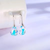 Women Water Drop Crystal Earrings Dangle Earring CZ Charm Bridal Wedding Engagement Jewelry Gifts - Image 2