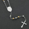Stainless Steel Vintage Cross Bohemia Religious Rosary Pendant Necklace For Women Men Charm Jewelry Gifts - Image 22