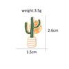 Cartoon Plant Brooches Coconut Tree Monstera Cactus Leaf Enamel Lapel Pins Badge For Jackets Backpack Jewelry Gifts for Friends - Image 8