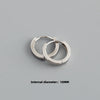 Minimalist Circle Hoop Earrings in 8 mm to 14 mm Sizes - Image 14