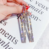 Silver Needle Long Dangle Drop Earrings for Women Jewelry Statement Shining Rectangular Punk Rock Female Earrings - Image 4