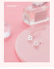 Modian Romantic Snowflake Clear CZ Lady Stud Earrings for Women 925 Sterling Silver Tiny Earrings for Girl Gfits Original Design