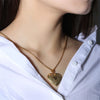 Heart Locket Pendant Necklaces for Women Openable Photo Frame Floral Stainless Steel Necklaces Family Love Collar - Image 2