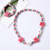 2pcs/Set Natural Wood Beads Jewelry Cute Animal Pattern Necklace Bracelet For Children Party Jewelry Girl Birthday Gift - Image 12