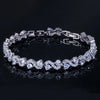 Pera 5 Colors Options Ladies Silver Plated Cubic Zirconia Royal Blue Tennis Bracelets Jewelry for Women Party Gift - Image 7