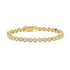 Geometric Hexagon Honeycomb CZ Tennis Chain Bracelet 16cm 18cm 3 Colors Cubic Zirconia Jewelry - Image 7