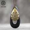 Long Chain Geometric Pendant Wooden Necklaces Pendants Sweater Necklaces Handmade Jewelry Gifts For Women - Image 35