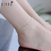 Ladies Small Meter Bead Chain Anklet Silver Olive Grain Beaded Anklets Bracelet Women Foot Jewelry Gift - Image 2