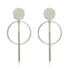 Hollow Round Clip-On Earrings in Multiple Designs - Image 5